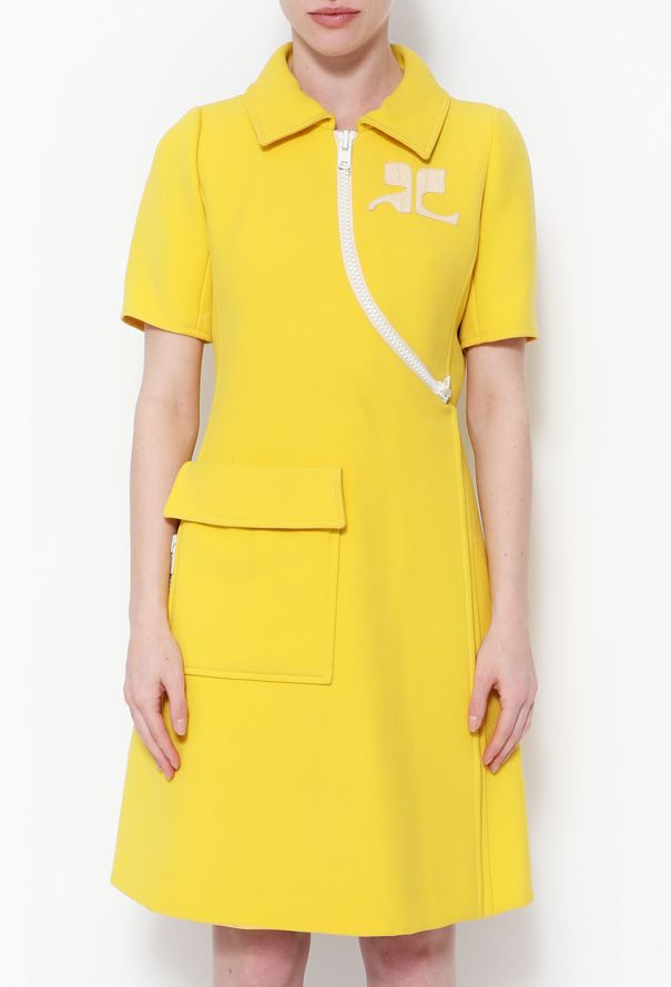 Courrèges Early '70s Couture Zip Dress - 2