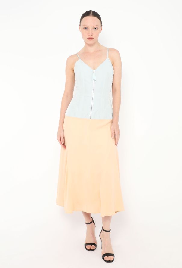 Balenciaga Resort 2016 Silk Crêpe Zip Dress - 4