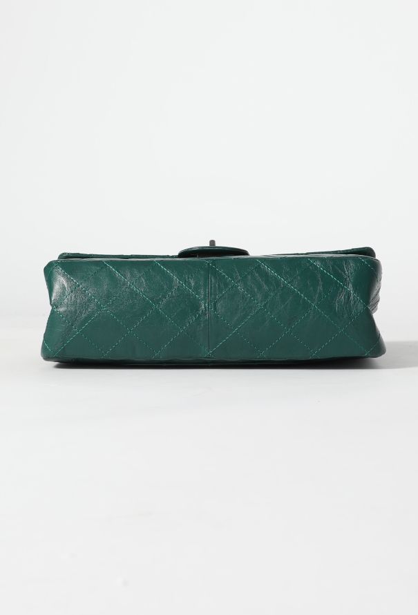 Chanel Green 2.55 Jumbo Flap Bag - 7