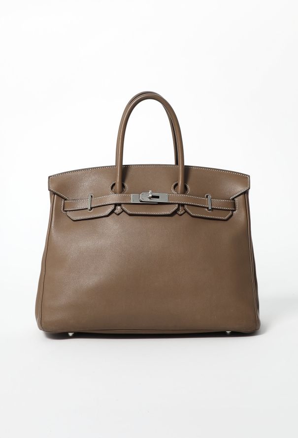 Hermès Etoupe Swift Birkin 35 - 3