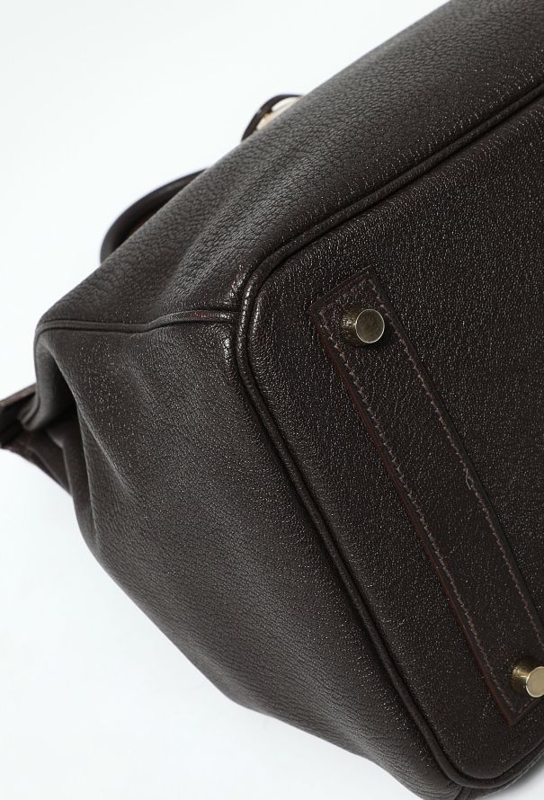 Hermès Ebène Mysore HAC Birkin 35 - 9