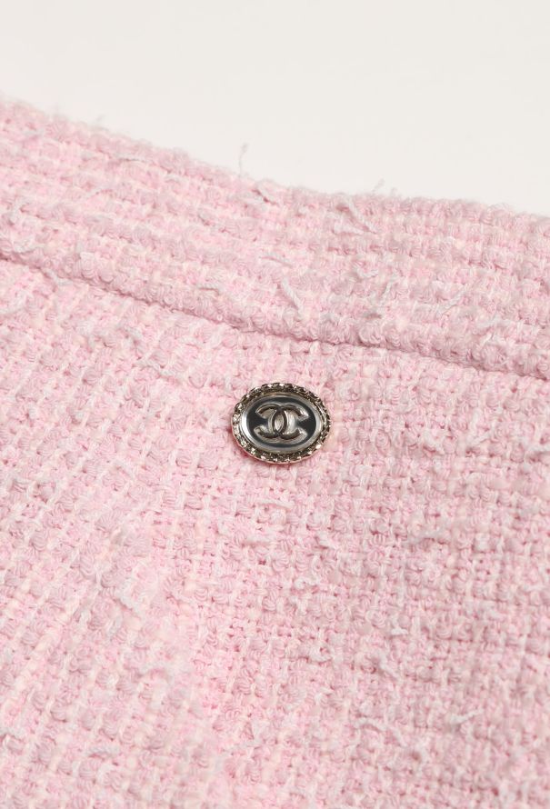Chanel 2020 Frayed Tweed Skirt - 7