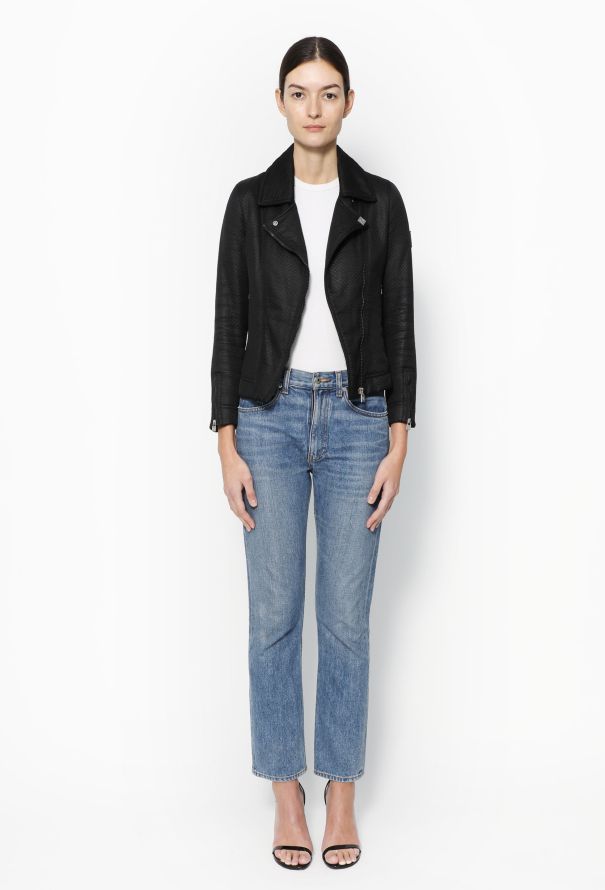 Chanel Quilted 'CC' Biker Jacket - 4