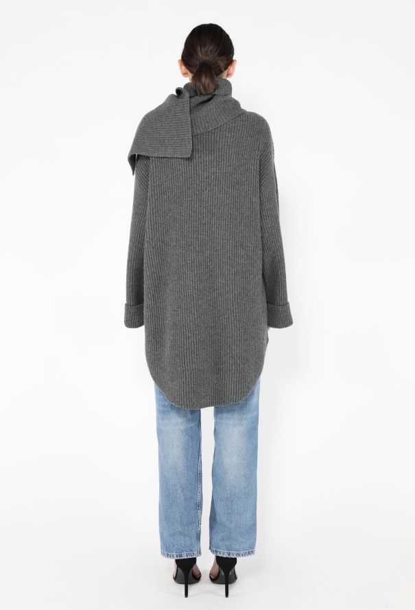 Toteme F/W 2024 Draped Scarf Sweater - 6