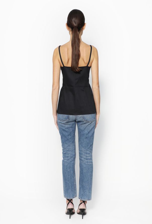Saint Laurent Late '70s Cotton Camisole Top - 3