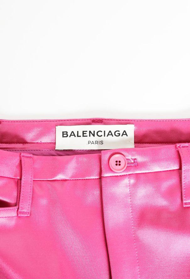 Balenciaga S/S 2017 Satin Stretch Trousers - 5