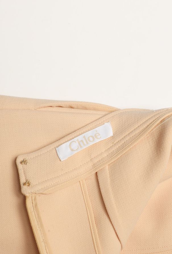 Chloé Pleated Crêpe Skirt - 5
