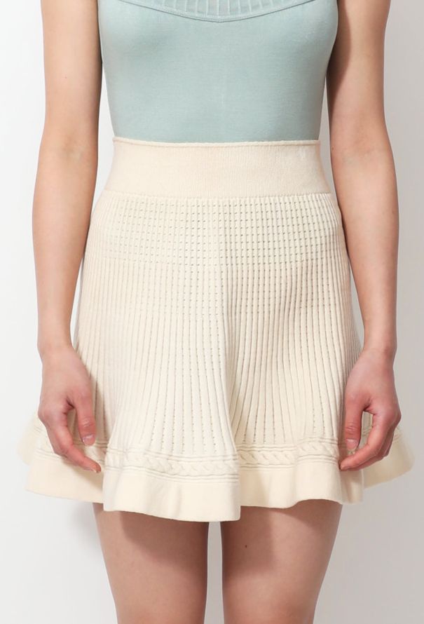 Alaïa Flared Knit Skirt - 2