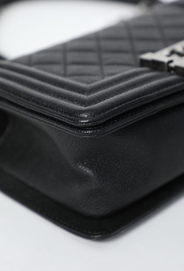 Chanel Caviar Mini Boy Bag - 9