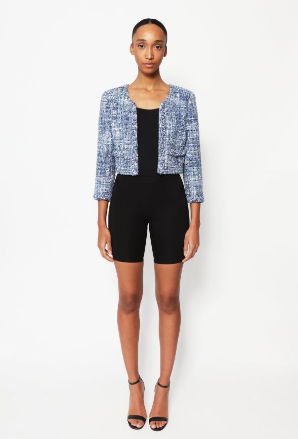 Oscar De La Renta Pre-Fall 2013 Tweed Cropped Jacket - 3