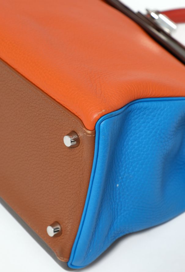Hermès Limited Edition Kelly Arlequin Retourné 35 - 11