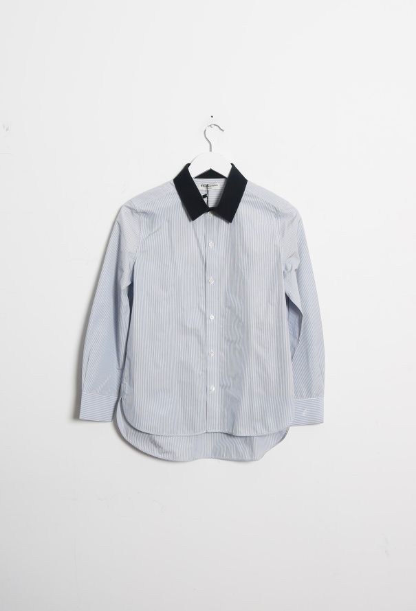 Balenciaga 2016 Classic Striped Shirt - 7