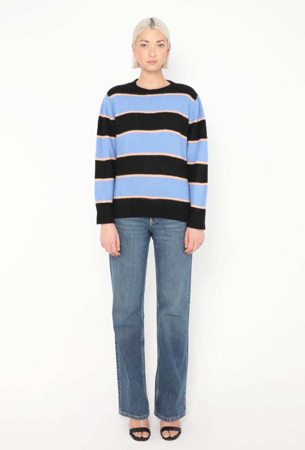 The Elder Statesman Cashmere Sweater Tricolor - 2