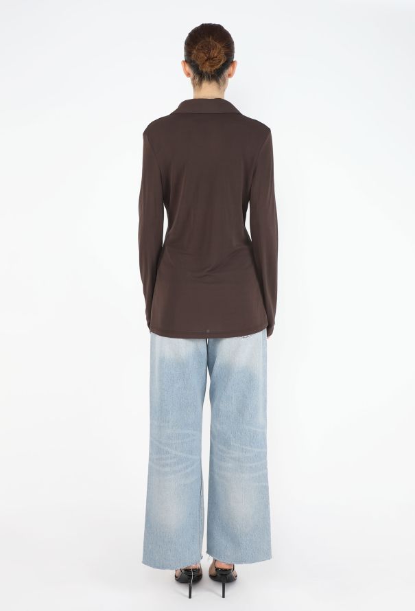 Gucci 1996 V-Neck Jersey Tunic - 5