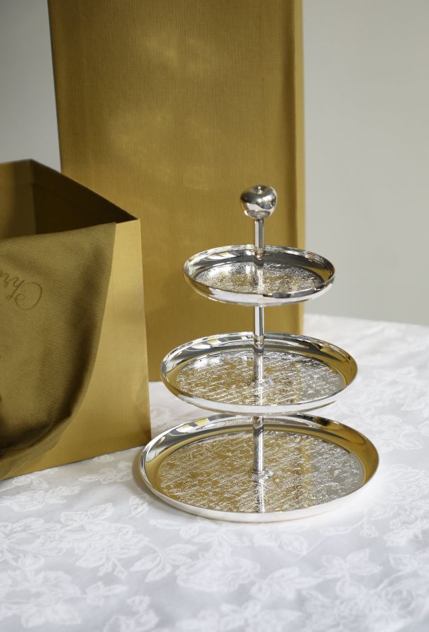 Vintage Objects & Decor Christofle Silver 'Jardin d'Eden' Dessert Tray - 4