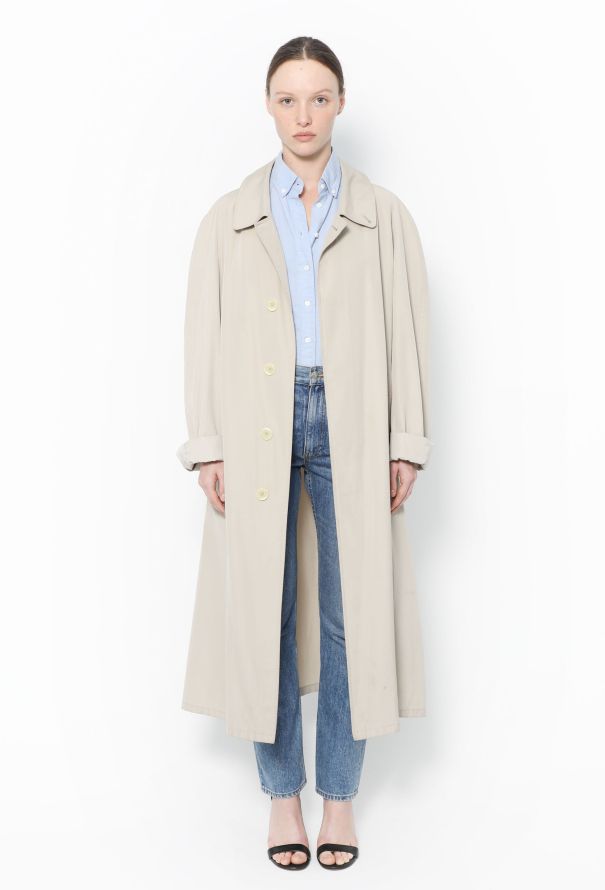 Burberry Vintage Classic Belted Trench Beige 80s - 2