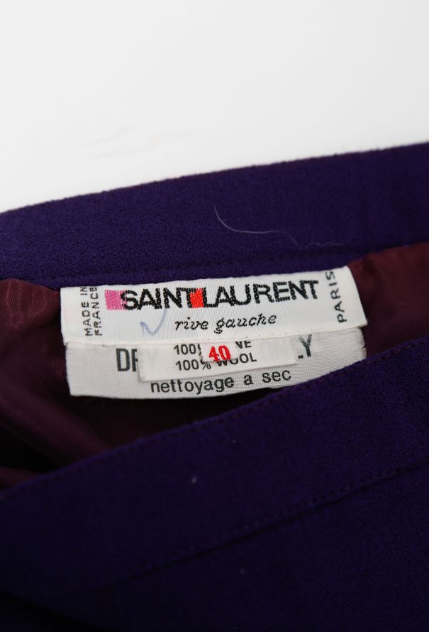 Saint Laurent 70s Box Pleated Skirt - 5