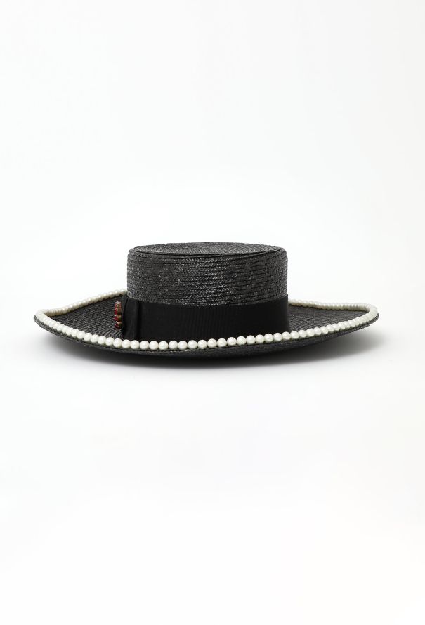 Gucci 2018 Notte Embellished Straw Hat - 3