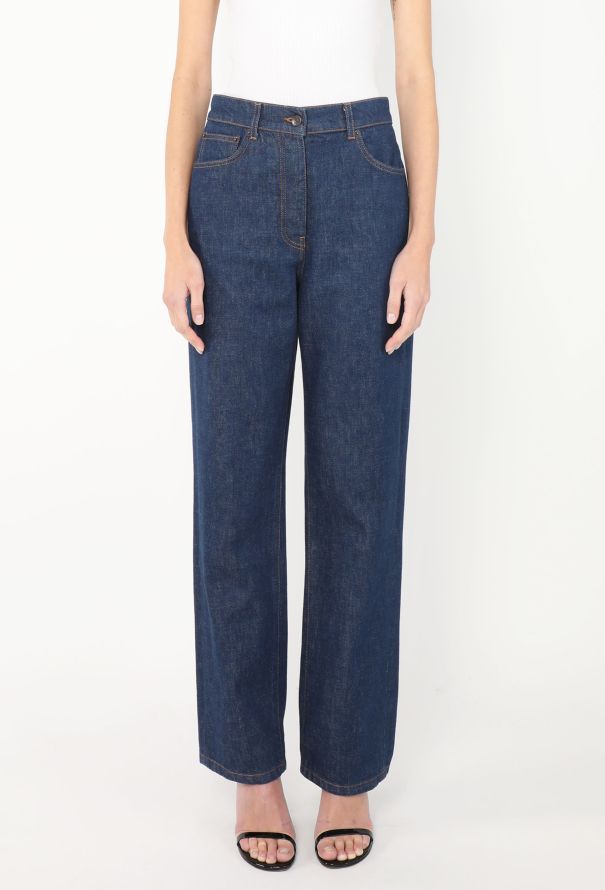 The Row Borjis Mid-Rise Full-Length Straight-Leg Jeans - 2