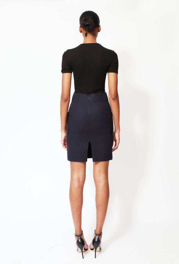 Céline F/W 2010 Leather Pocket Skirt - 4