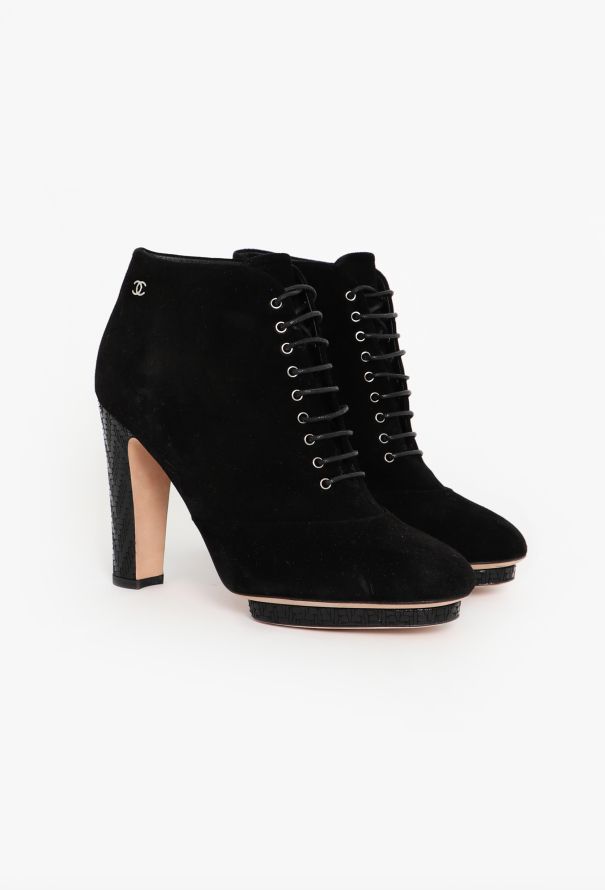 Chanel Pre-Fall 2015 Paris-Salzburg Suede Boots - 3