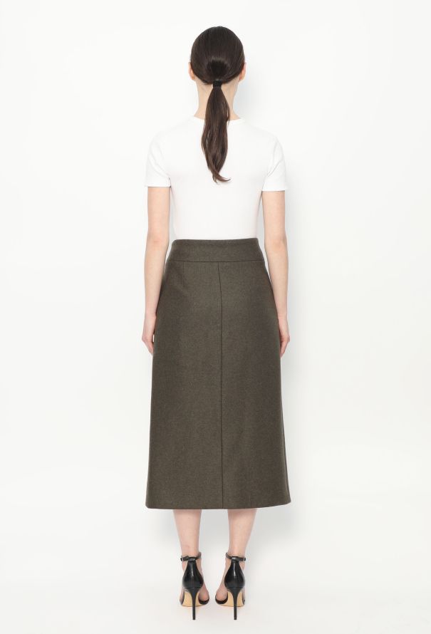 Khaite Pre-Fall 2022 Freya Felted Skirt - 5