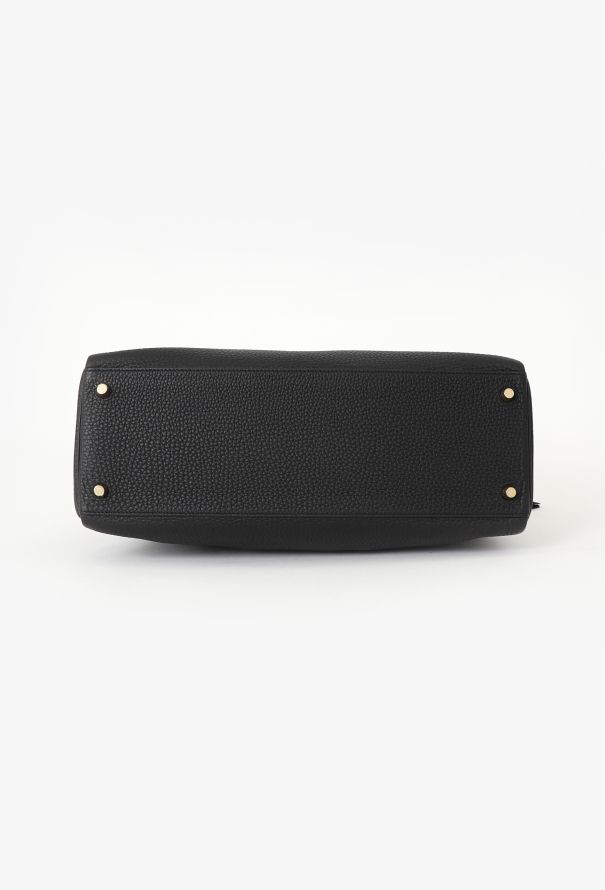 Hermès 2019 NEW Black Togo Kelly Retourné 35 - 14