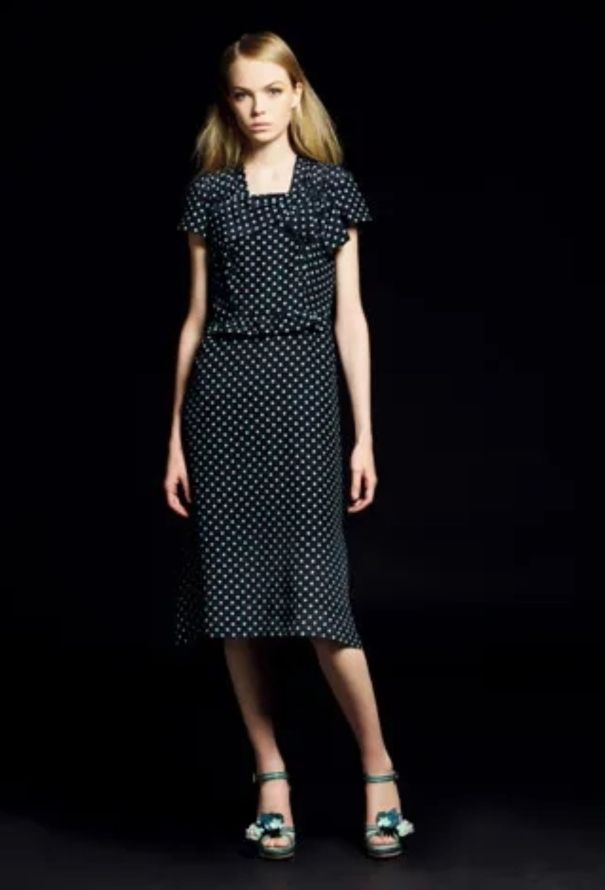 Prada Resort 2008 Draped Bow Crêpe Dress - 2
