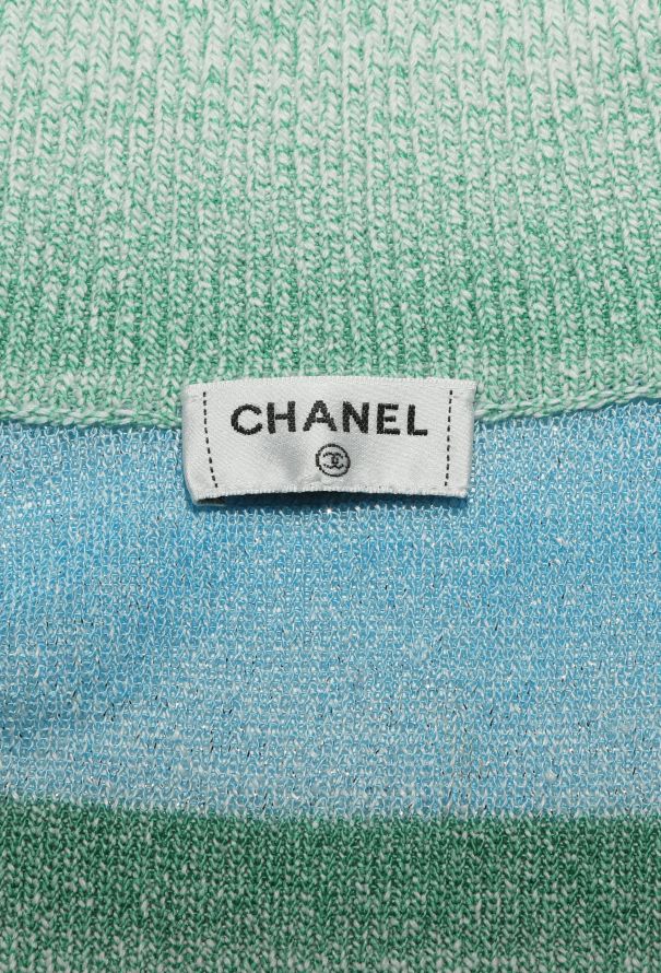 Chanel 2023 Iridescent 'CC' Polo Dress - 5
