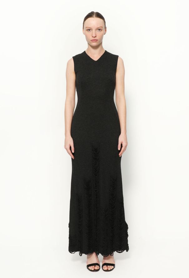 Jean Paul Gaultier Rare F/W 1998 Distressed Maxi Dress - 1
