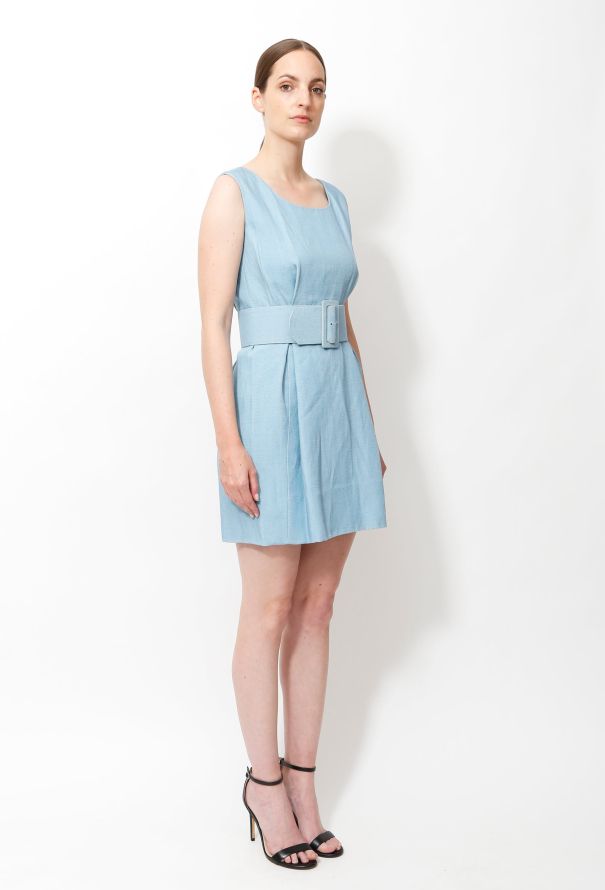 Balenciaga 2008 Belted Day Dress - 4