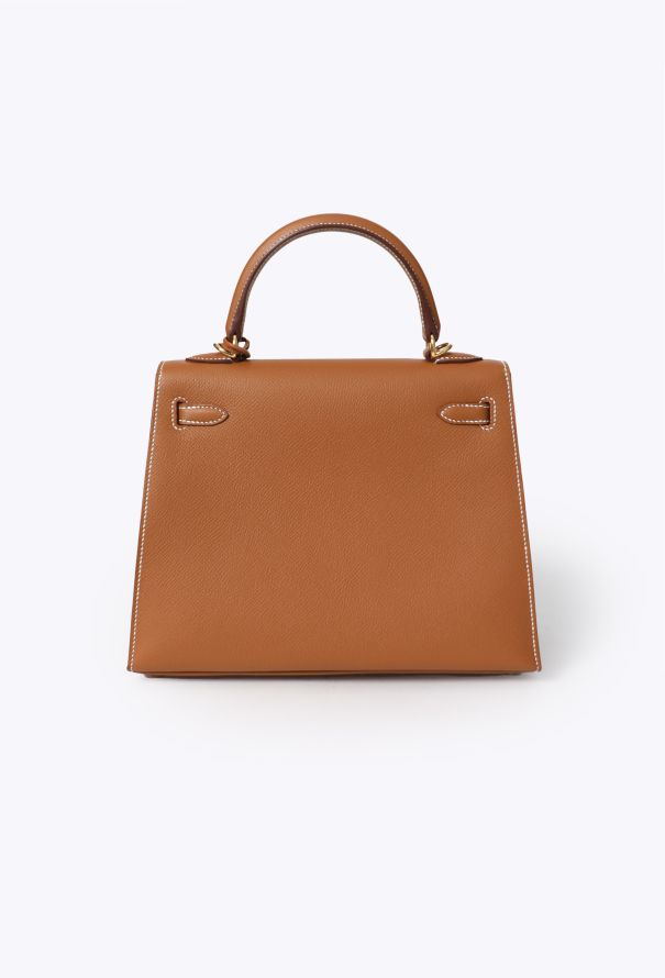 Hermès 2023 Gold Epsom Kelly Sellier 25 - 9