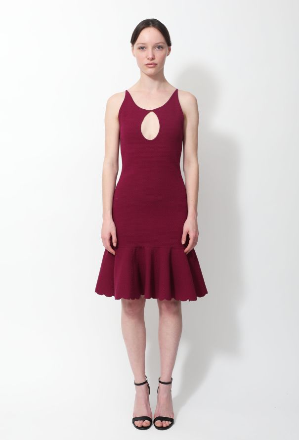Saint Laurent S/S 2012 Cut-Out Flared Knit Dress - 1