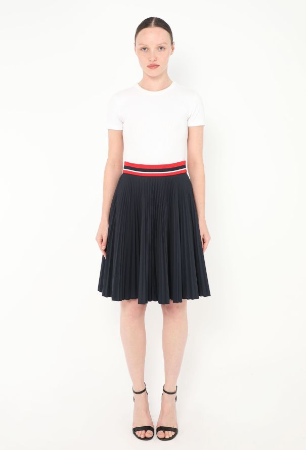 Prada 2014 Striped Pleated Skirt - 3