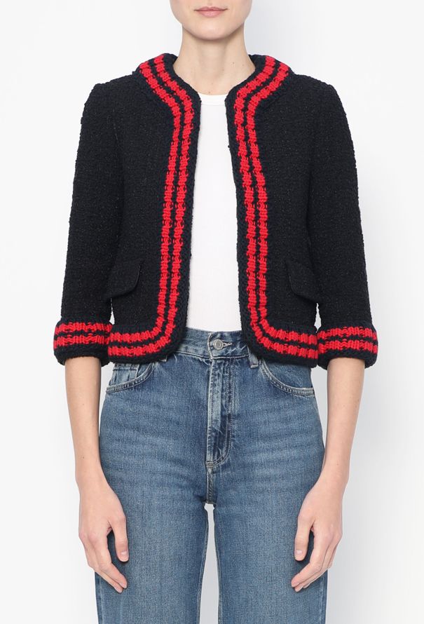 Gucci Resort 2016 Cropped Tweed Jacket - 1