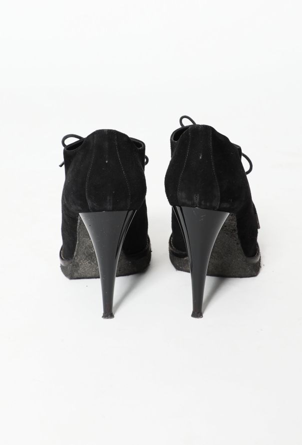Balenciaga Suede Lace-Up Pumps - 5
