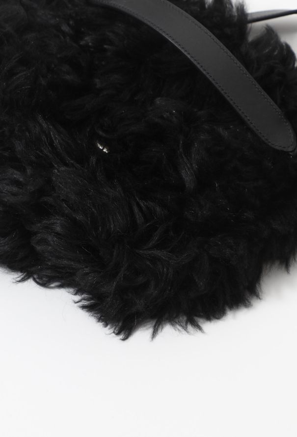 Céline Shearling Chainlink Flap Bag - 6