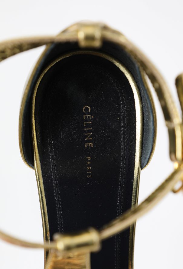 Céline Metallic Leather Pumps, F/W 2017 - 7