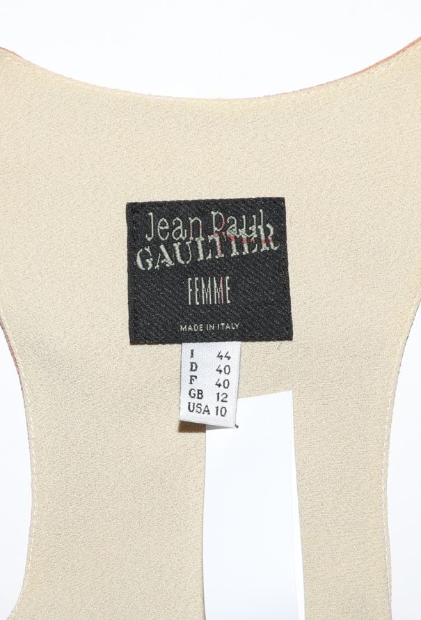 Jean Paul Gaultier S/S 1999 Draped Cowl Neck Gown - 7