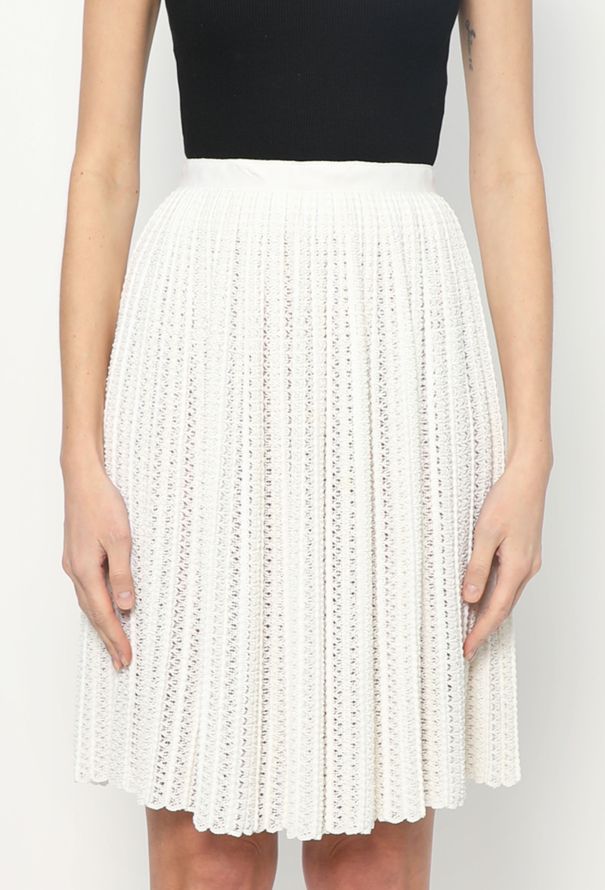 Alaïa Ribbed Flared Skirt - 2
