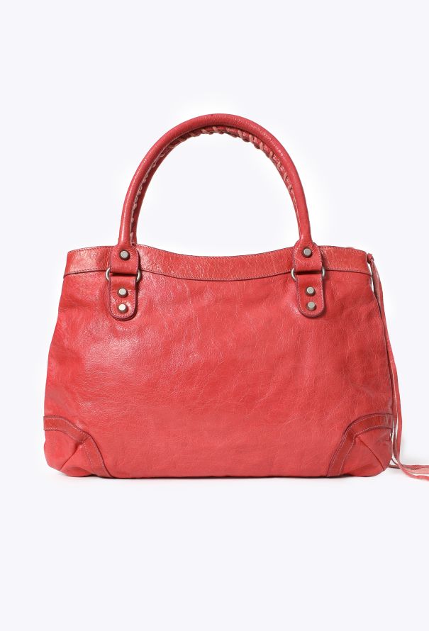 Balenciaga Red Classic City Shoulder Bag - 5