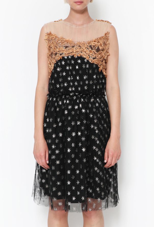 Rodarte Metallic Tulle Star Dress - 1