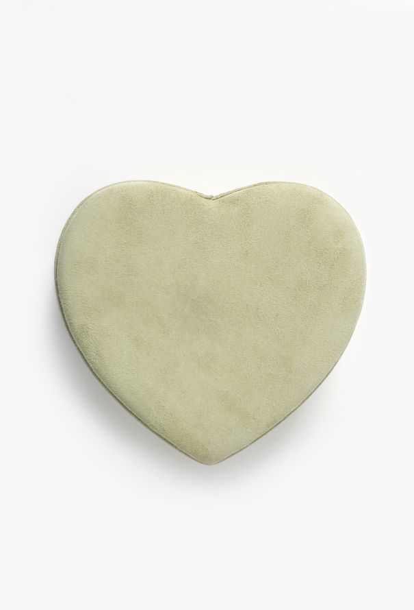 Dior Vintage Suede Heart Box - 3