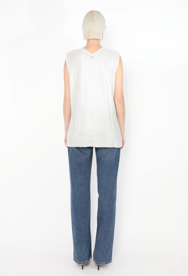 Chanel S/S 2009 Iridescent Textured Top - 4