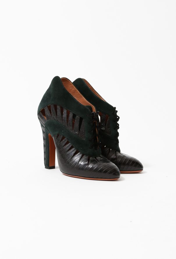 Alaïa Leather Cut-out Boots - 5
