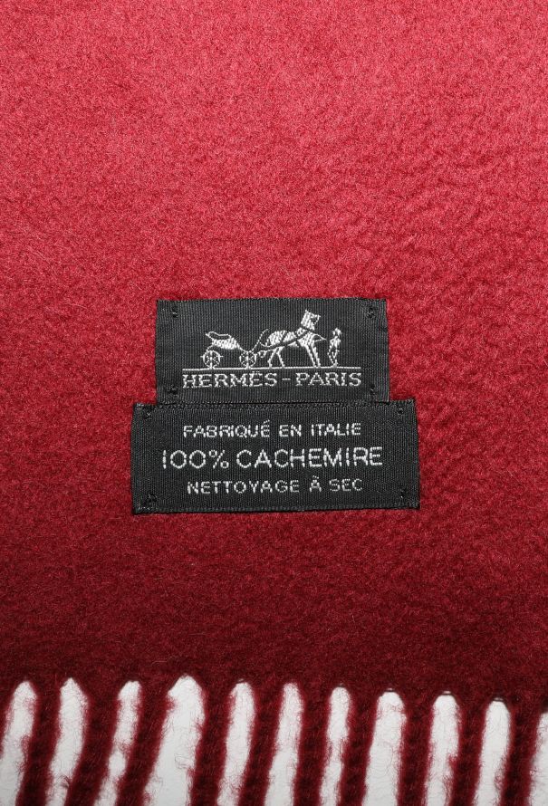 Hermès Felted Cashmere Fringe Shawl - 3