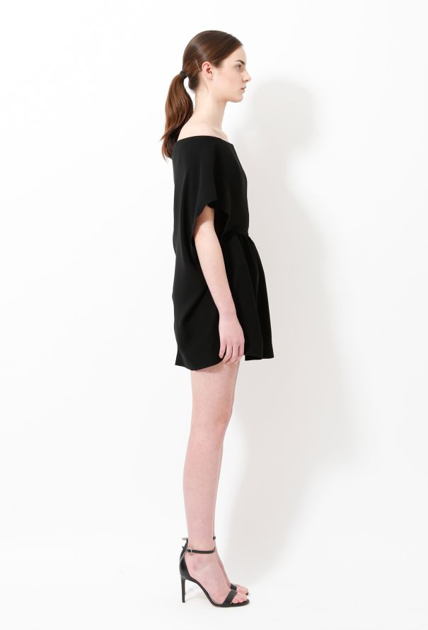 Balenciaga Off-Shoulder Shift Dress - 4