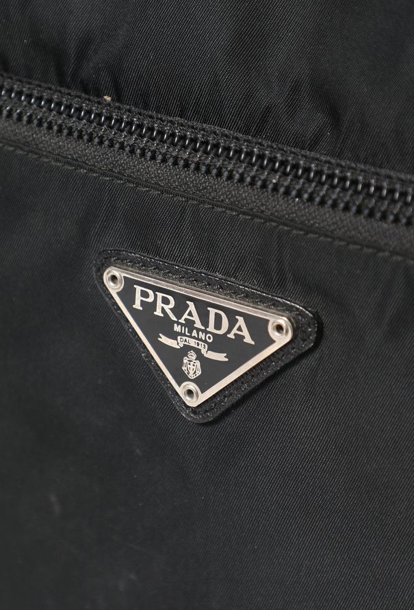 Prada Black Nylon Briefcase - 17