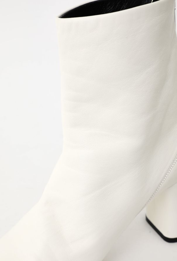 Céline Leather Ankle Boots - 7