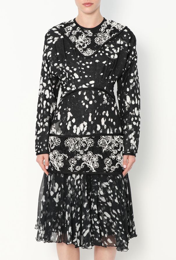 Rodarte F/W 2012 Embroidered Lace Dress - 3